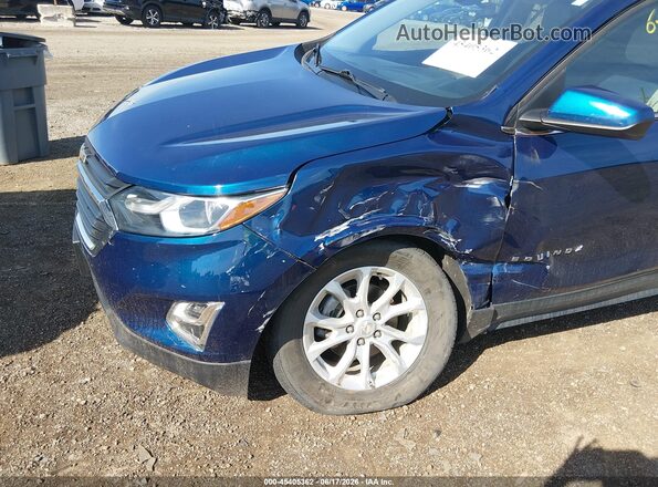 2GNAXKEV3K6154638 2019 CHEVROLET EQUINOX Blue Դիմացի տեսք