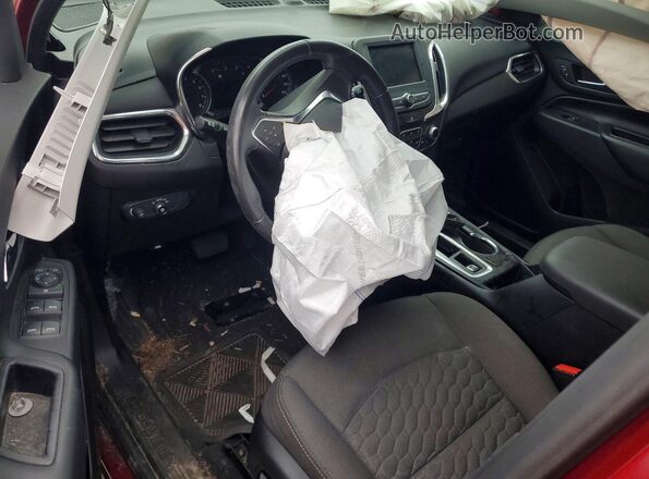 2GNAXKEV4K6266879 2019 CHEVROLET EQUINOX Red Widok deski rozdzielczej