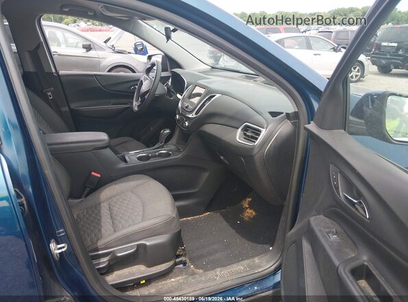 2GNAXKEV7K6236596 2019 CHEVROLET EQUINOX Blue Widok wnętrza z przodu