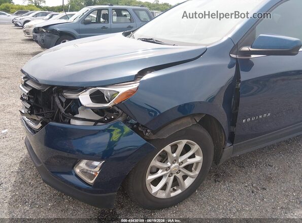2GNAXKEV7K6236596 2019 CHEVROLET EQUINOX Blue Widok z przodu