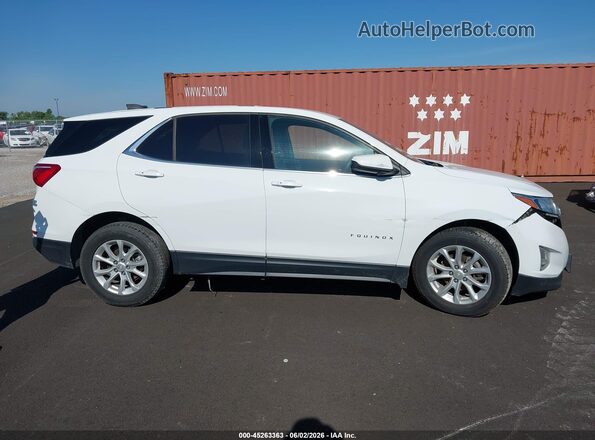 2GNAXKEV8K6190003 2019 CHEVROLET EQUINOX White Widok zestawu wskaźników
