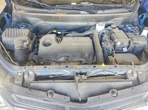 2GNAXKEV8L6285159 2020 CHEVROLET EQUINOX Blue Engine compartment view
