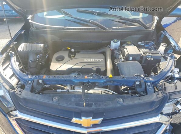 2GNAXKEVXL6285034 2020 CHEVROLET EQUINOX Blue ძრავის განყოფილების ხედი