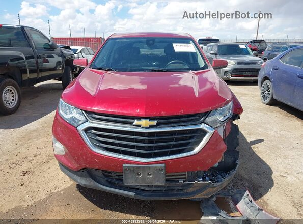 2GNAXKEVXM6104466 2021 CHEVROLET EQUINOX Red Instrument cluster view