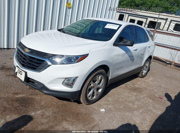 2GNAXKEX0J6207456 2018 CHEVROLET EQUINOX White წინა მარცხენა ხედი სამი მეოთხედიდან