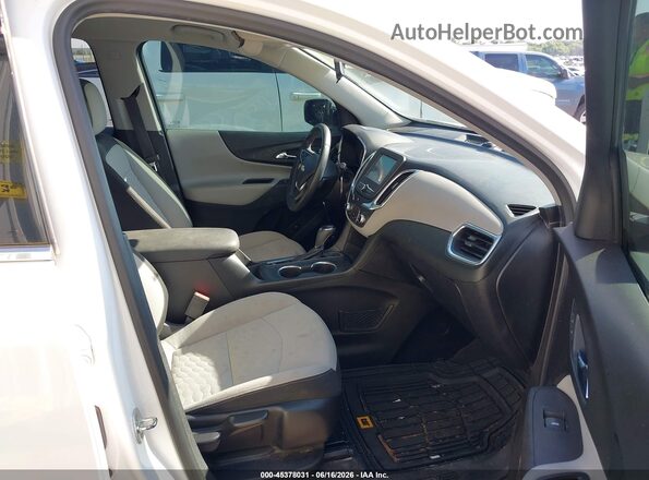 2GNAXKEX0J6207456 2018 CHEVROLET EQUINOX White წინა სალონის ხედი