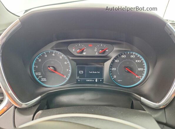 2GNAXKEX2J6265780 2018 CHEVROLET EQUINOX Silver Widok zestawu wskaźników