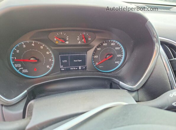 2GNAXKEX3J6254528 2018 CHEVROLET EQUINOX Silver ხელსაწყოთა პანელის ხედი
