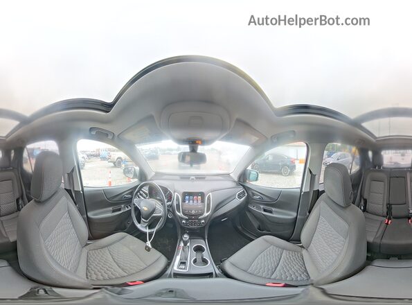 2GNAXKEX7J6268948 2018 CHEVROLET EQUINOX Серебряный Панорамный вид салона 360°
