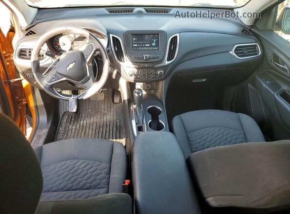 2GNAXKEXXJ6220926 2018 CHEVROLET EQUINOX Orange Dashboard view