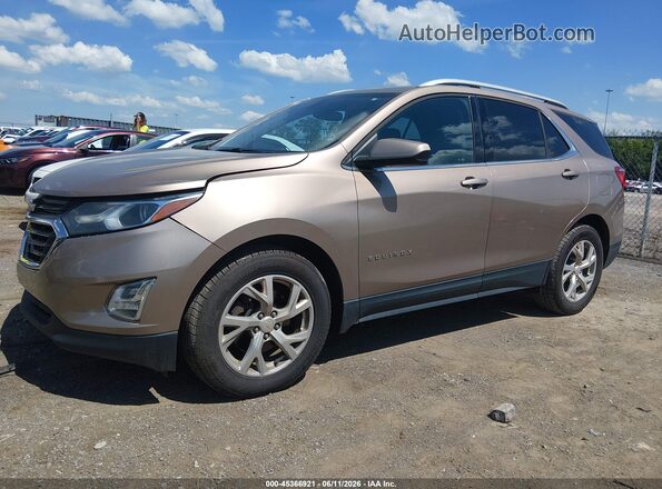 2GNAXLEX2K6130600 2019 CHEVROLET EQUINOX Champagne Առջևի ձախ երեք քառորդ տեսարան