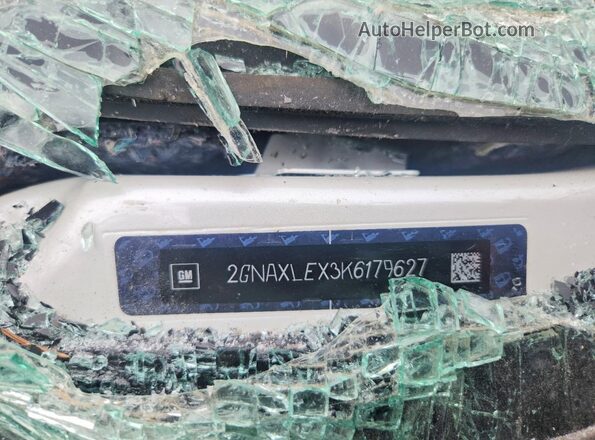 2GNAXLEX3K6179627 2019 CHEVROLET EQUINOX White 