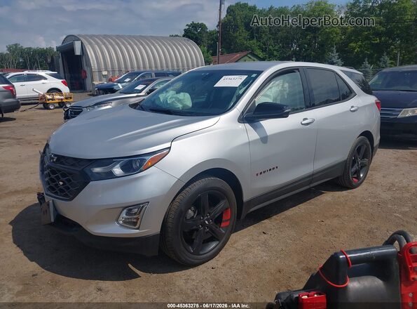 2GNAXLEX7K6210393 2019 CHEVROLET EQUINOX Silver Vista tres cuartos delantera izquierda