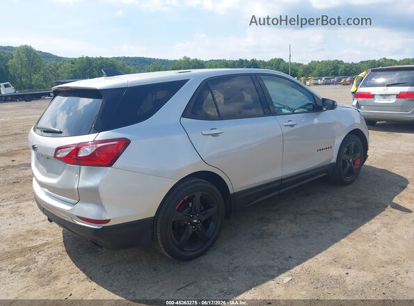 2GNAXLEX7K6210393 2019 CHEVROLET EQUINOX Silver Trasero derecho