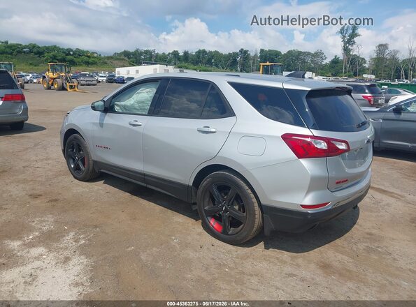 2GNAXLEX7K6210393 2019 CHEVROLET EQUINOX Silver Trasero izquierdo
