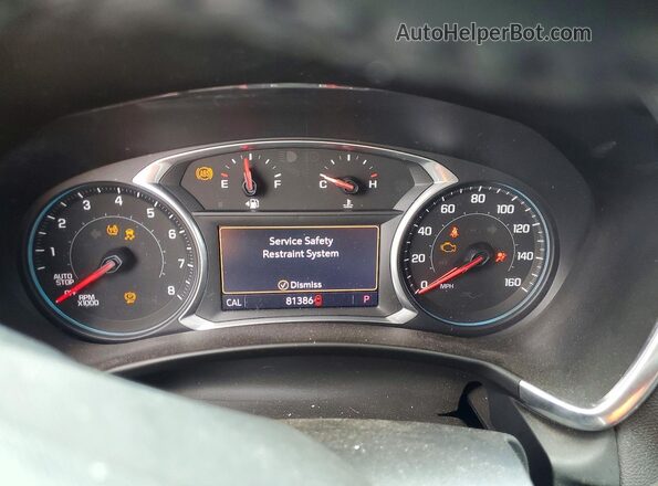 2GNAXLEX7K6230210 2019 CHEVROLET EQUINOX Black Widok zestawu wskaźników