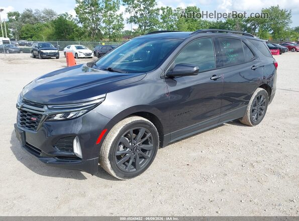2GNAXMEV0N6155830 2022 CHEVROLET EQUINOX Gray Przód lewy