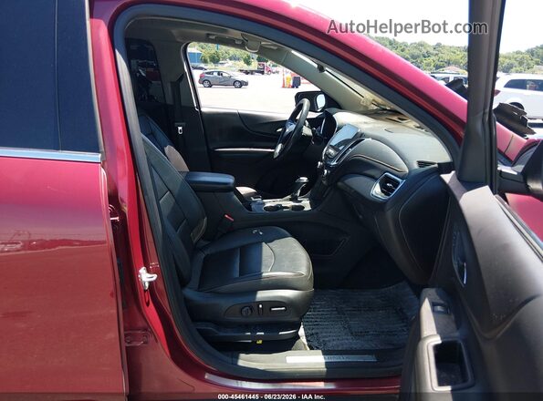 2GNAXMEV3J6104705 2018 CHEVROLET EQUINOX Красный Вид салона спереди