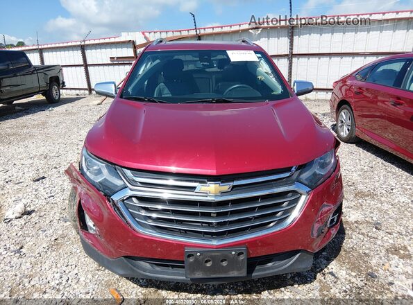 2GNAXMEV4J6114112 2018 CHEVROLET EQUINOX Темно-бордовый Вид щитка приборов
