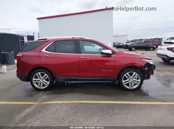2GNAXMEV9J6202279 2018 CHEVROLET EQUINOX Red Vista interior trasera