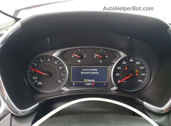 2GNAXPEX6K6271421 2019 CHEVROLET EQUINOX Красный Вид щитка приборов