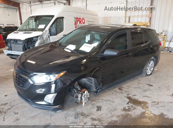 2GNAXSEV0L6175612 2020 CHEVROLET EQUINOX Черный Передняя левая четверть