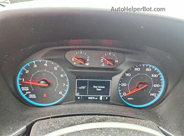 2GNAXSEV1K6237713 2019 CHEVROLET EQUINOX Black Widok zestawu wskaźników