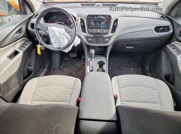 2GNAXSEV2J6103579 2018 CHEVROLET EQUINOX Оранжевый Вид панели приборов