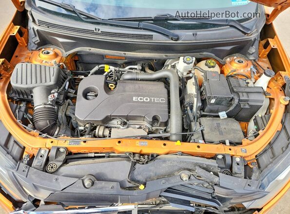 2GNAXSEV2J6103579 2018 CHEVROLET EQUINOX Оранжевый Вид подкапотного пространства