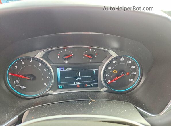 2GNAXSEV2J6103579 2018 CHEVROLET EQUINOX Оранжевый Вид щитка приборов