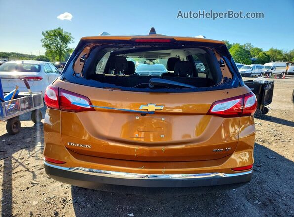 2GNAXSEV2J6106126 2018 CHEVROLET EQUINOX Orange უკანა ხედი