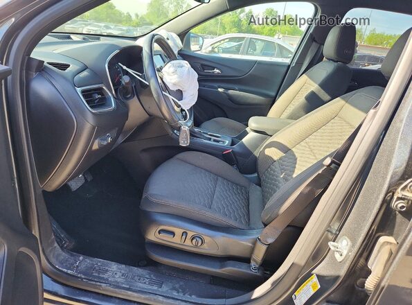 2GNAXSEV2J6122245 2018 CHEVROLET EQUINOX Gray წინა სალონის ხედი