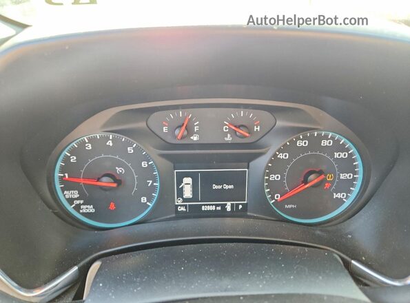 2GNAXSEV2J6122245 2018 CHEVROLET EQUINOX Gray ხელსაწყოთა პანელის ხედი