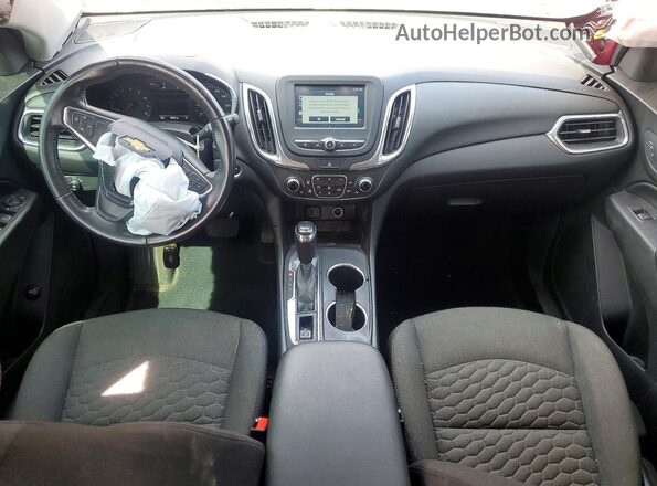 2GNAXSEV2J6166018 2018 CHEVROLET EQUINOX Red Вид панелі приладів