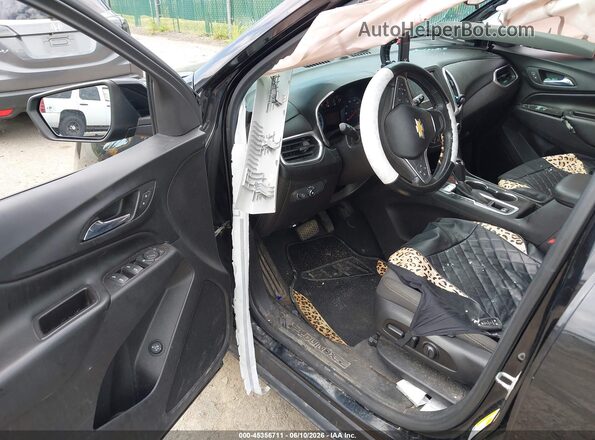 2GNAXSEV3J6307341 2018 CHEVROLET EQUINOX Black Front interior view