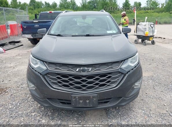 2GNAXSEV4J6315318 2018 CHEVROLET EQUINOX Gray Instrument cluster view
