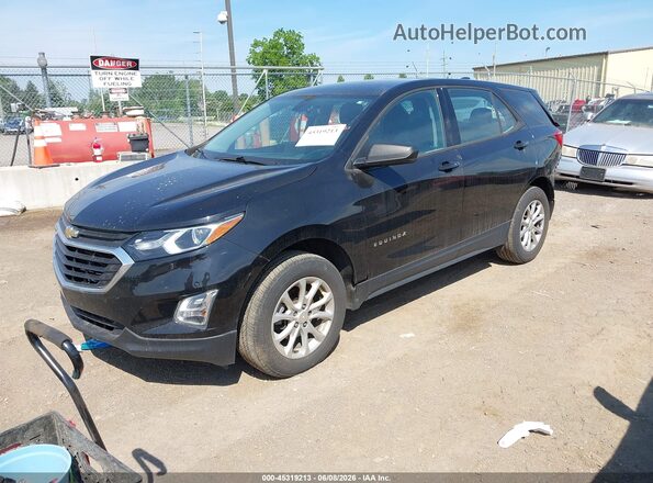 2GNAXSEV5K6174289 2019 CHEVROLET EQUINOX Black Առջևի ձախ երեք քառորդ տեսարան