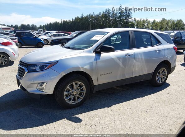2GNAXSEV5L6135249 2020 CHEVROLET EQUINOX Silver Առջևի ձախ երեք քառորդ տեսարան