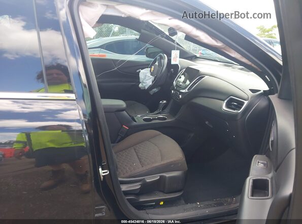 2GNAXSEV6J6129683 2018 CHEVROLET EQUINOX Black წინა სალონის ხედი