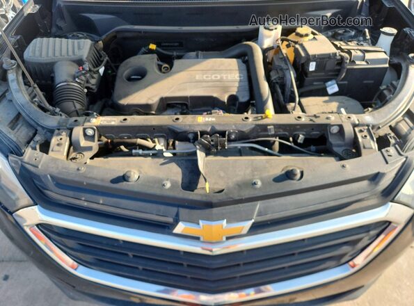 2GNAXSEV6J6333089 2018 CHEVROLET EQUINOX Black Vista del compartimento del motor