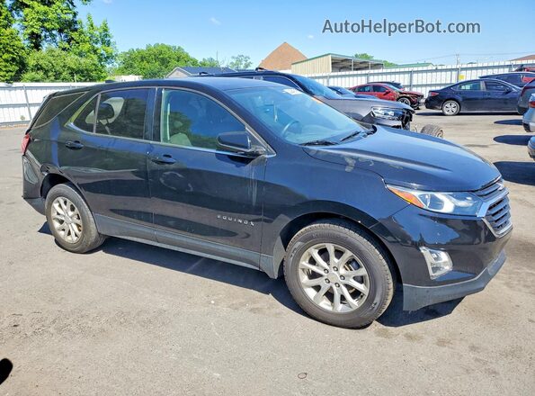 2GNAXSEV8J6280167 2018 CHEVROLET EQUINOX Черный Передняя правая четверть