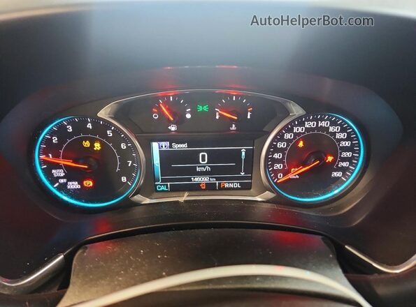 2GNAXSEV8J6299592 2018 CHEVROLET EQUINOX Tan Vista del cuadro de instrumentos