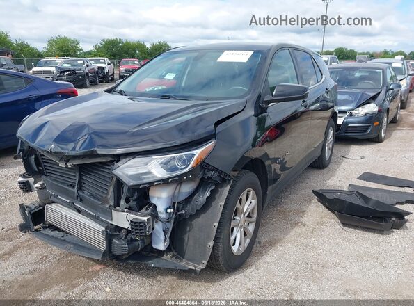 2GNAXSEV9J6134098 2018 CHEVROLET EQUINOX Black Առջևի ձախ երեք քառորդ տեսարան