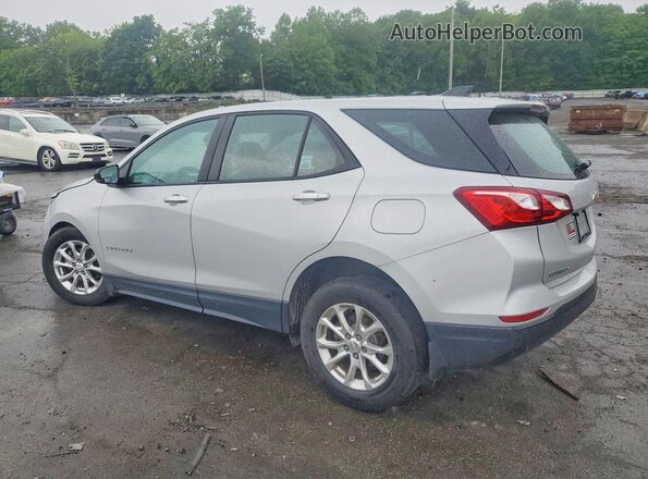 2GNAXSEV9L6191680 2020 CHEVROLET EQUINOX Silver Trasero izquierdo