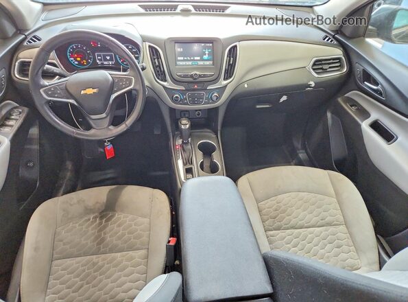 2GNAXTEX1J6164803 2018 CHEVROLET EQUINOX Charcoal Вид панелі приладів