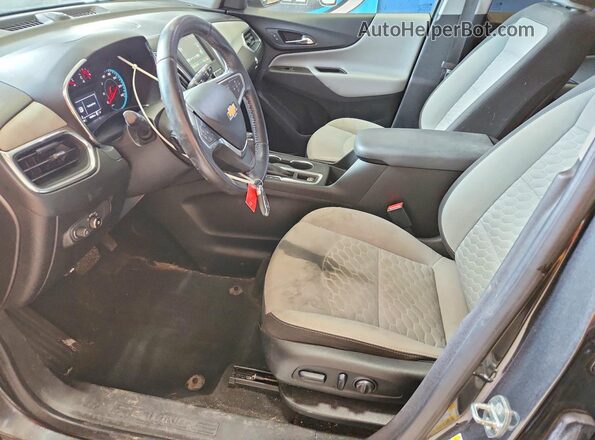 2GNAXTEX1J6164803 2018 CHEVROLET EQUINOX Charcoal Вид салону спереду