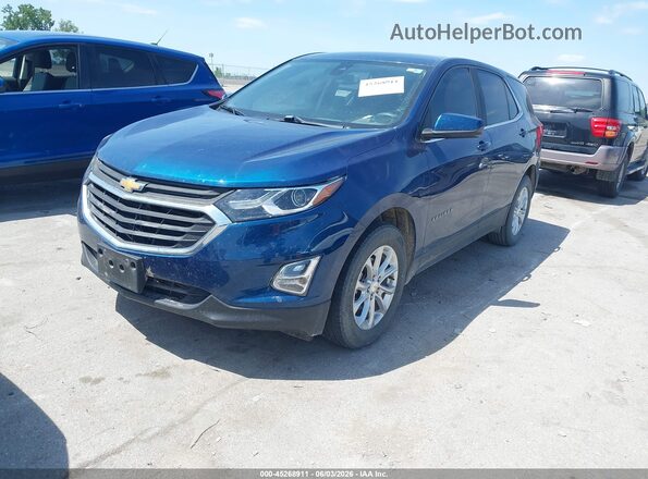 2GNAXUEV1M6157312 2021 CHEVROLET EQUINOX Blue Front left