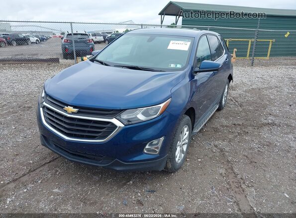 2GNAXUEV2K6284423 2019 CHEVROLET EQUINOX Blue Front left