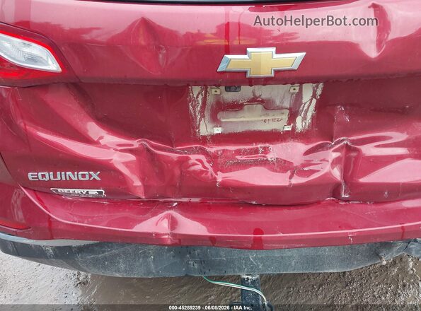 2GNAXUEV2L6178619 2020 CHEVROLET EQUINOX Burgundy Widok z przodu