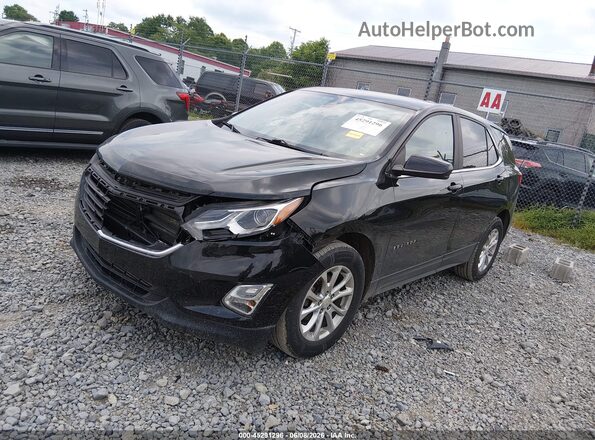 2GNAXUEV2M6125193 2021 CHEVROLET EQUINOX Черный Передняя левая четверть